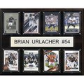 Relic NFL 12 x 15 in. Brian Urlacher Chicago Bears 8 Card Plaque RE215701